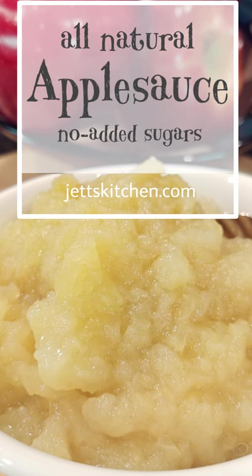 Easy Homemade Applesauce Recipe Two Ingredients - Jett's Kitchen