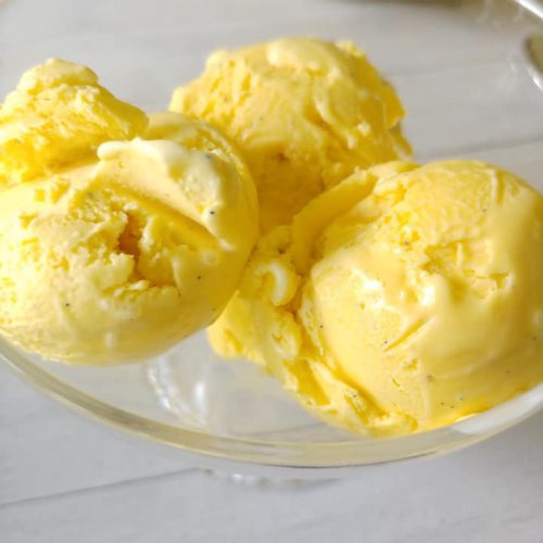 Deep South Dish: Old Fashioned Vanilla Custard Ice Cream