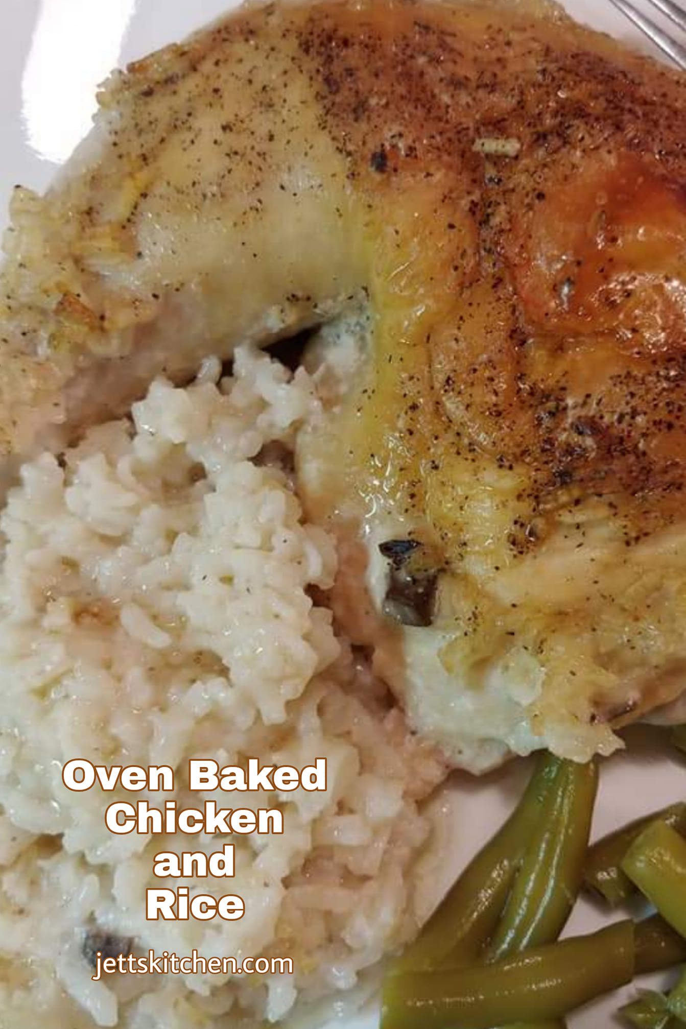 Oven Baked OnePan Chicken and Rice Jett's Kitchen