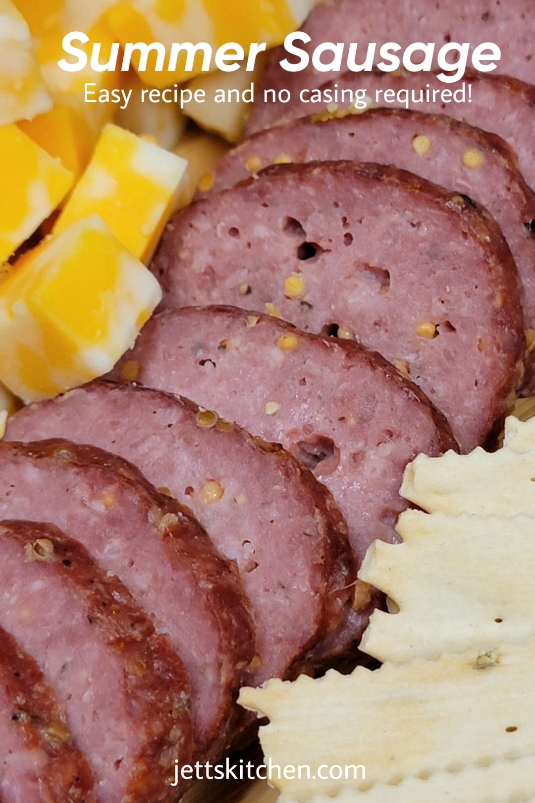 Homemade Summer Sausage No Casing Required Jett's Kitchen