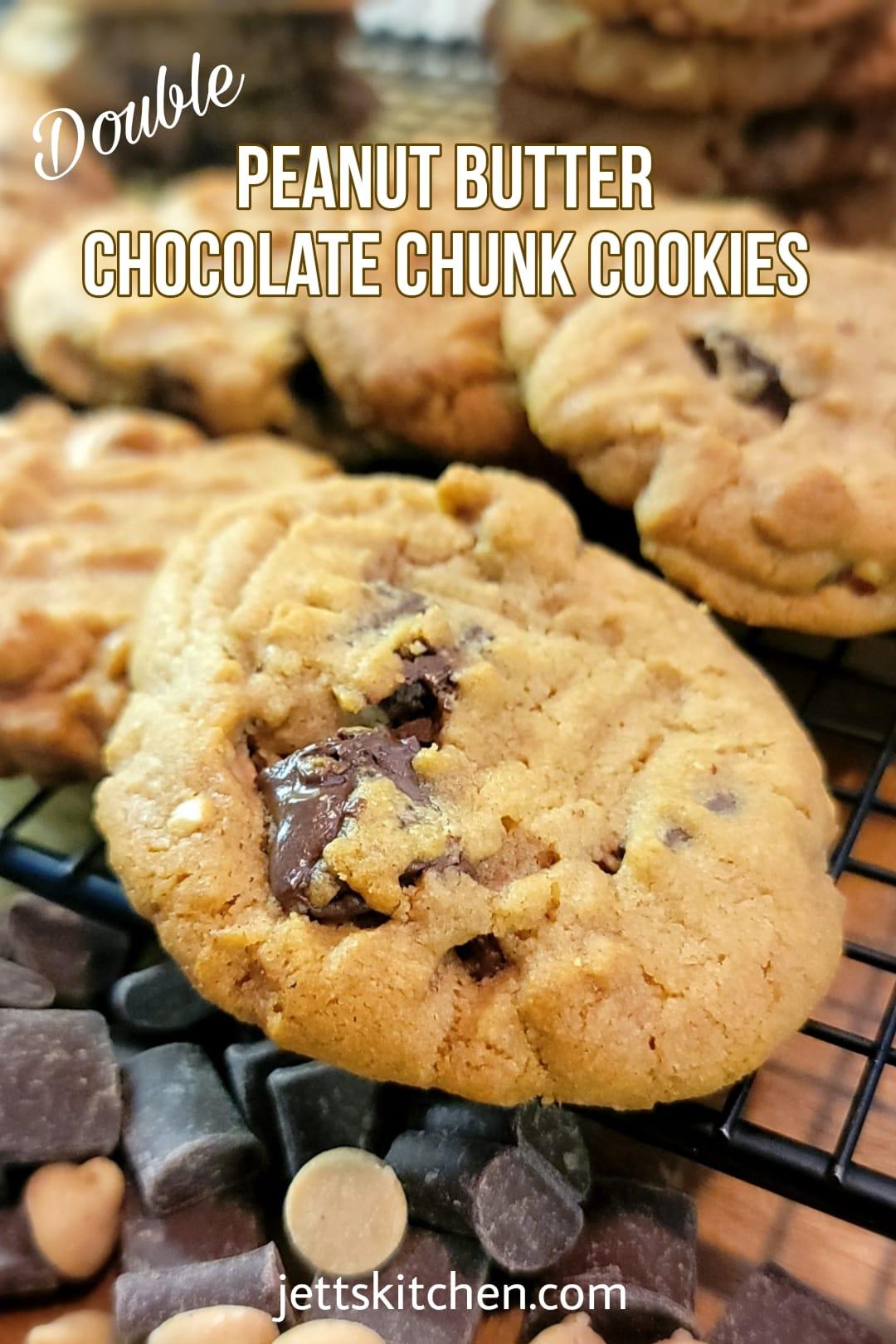 Chocolate Chunk Peanut Butter Cookies