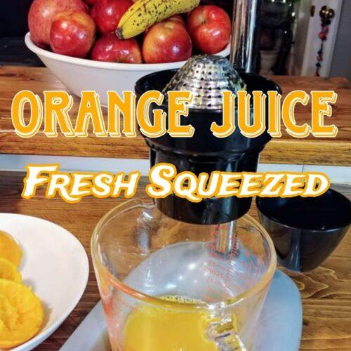 How to make outlet orange juice in mixer